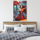 Toile #2 Dragon Lady (Insitu(Chambre))