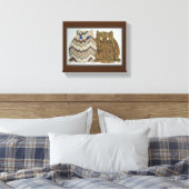 Toile 2 Fat Cats #1 (Insitu(Chambre))