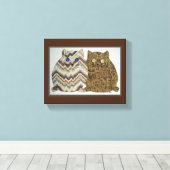 Toile 2 Fat Cats #1 (Insitu (Plancher de Bois))