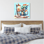 Toile #2 Grand Dragon Œil (Insitu(Chambre))