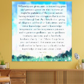 Toile 2 Pierre 1:4-8 (Insitu(Salon))