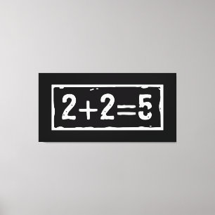 Toile 2 plus 2 égale 5