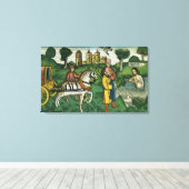 Toile 2 Rois 5 14 Le nettoyage de Naaman, du 'Nu (Insitu (Plancher de Bois))