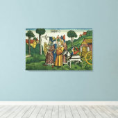 Toile 2 Samuel 6 1-5 David amène l'Arche à Jérusalem, (Insitu (Plancher de Bois))