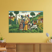 Toile 2 Samuel 6 1-5 David amène l'Arche à Jérusalem, (Insitu(Salon))