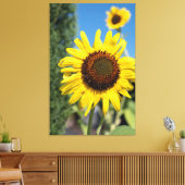 Toile 2 tournesols (Insitu(Salon))