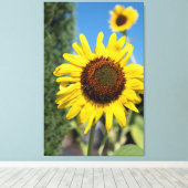 Toile 2 tournesols (Insitu (Plancher de Bois))