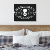 Toile 2e amendement Oreiller (Insitu(Chambre))