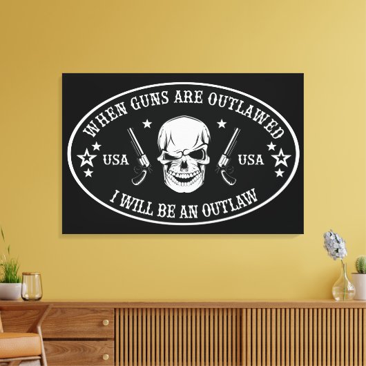 Toile 2e amendement Oreiller (Insitu(Salon))