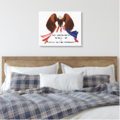 Toile 2e amendement Oreiller (Insitu(Chambre))