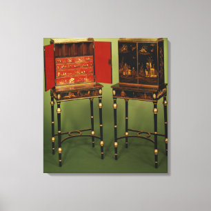Toile 32 : Deux coffrets de Chinoiserie, c.1770