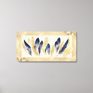 Toile 32" X 16" Oiseaux d'une plume