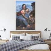 Toile 34x51 La Vierge et l'Enfant avec Sainte Anne (Insitu(Chambre))