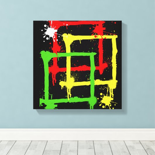 TOILE 3 CARRÉ (Insitu (Plancher de Bois))