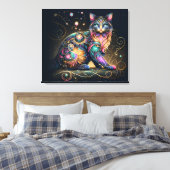 Toile #3 Chien Abstrait (Insitu(Chambre))