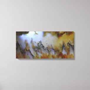 Toile 3 panneaux Mossy naturel Photo Agate