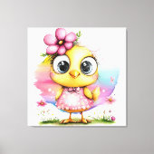 Toile #3 Poule Fantastique (Recto)