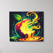 Toile 3D Screaming Apple  (Recto)