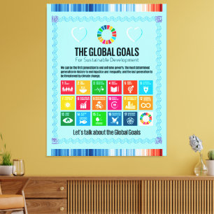 Toile 40x51" ODD Mega Canvas : Parlons des objectifs glo