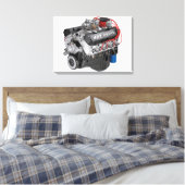 Toile 427 Gros Moteur de bloc Chevy (Insitu(Chambre))