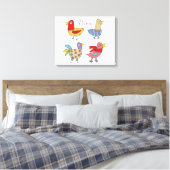 Toile 4 Oiseaux amusants Thunder_Cove (Insitu(Chambre))