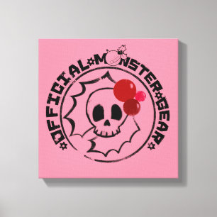 Toile 4 petits monstres - logo de vacances de Nessa