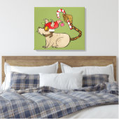 Toile 4 Petits monstres - Logo de vacances Tesla (Insitu(Chambre))