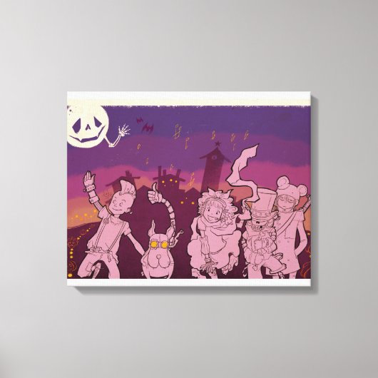 Toile 4 Petits monstres - Musique nocturne (Recto)
