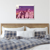 Toile 4 Petits monstres - Musique nocturne (Insitu(Chambre))