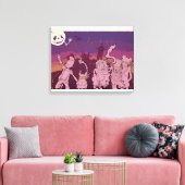 Toile 4 Petits monstres - Musique nocturne (Insitu(Salon))