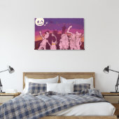 Toile 4 Petits monstres - Musique nocturne (Insitu(Chambre))