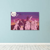 Toile 4 Petits monstres - Musique nocturne (Insitu (Plancher de Bois))