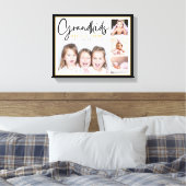 Toile 4 Photo Collage Les petits-enfants font la vie Gra (Insitu(Chambre))