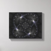 Toile 50 Nuances De Gris - Art Fractal (Recto)