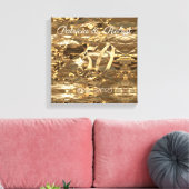 Toile 50e anniversaire de Mariage Mariage d'or (Insitu(Salon))