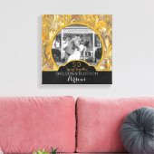 Toile 50e anniversaire de Mariage Photo Gold 50 ans (Insitu(Salon))
