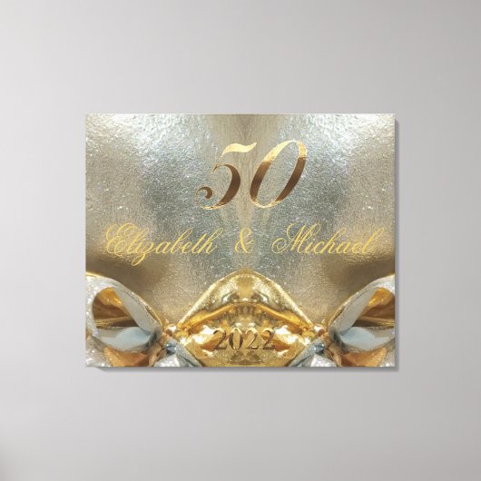 Toile 50e anniversaire du Mariage d'or 2022 (Recto)