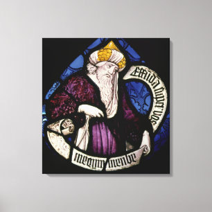 Toile 52 : Roundel du prophète Ezéchiel, 15ème siècle