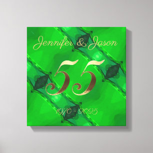 Toile 55e anniversaire de Mariage Mariage émérite