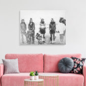 Toile 5 Danse de l'herbe Guerriers indiens Photographie (Insitu(Salon))