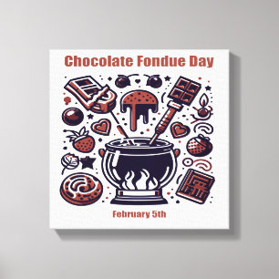 Toile 5 février - Journee de la Fondue au Chocolat