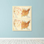 Toile 5 Population 1870, 1880 (Insitu (Plancher de Bois))