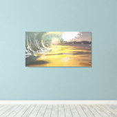 Toile 60"x40" avec image "Breaker at dawn" (Insitu (Plancher de Bois))