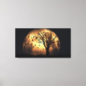 Toile 60"x40" avec image "Harvest Moon" (Recto)