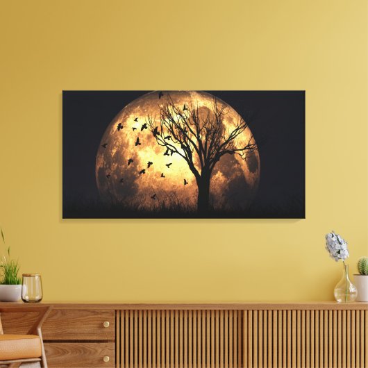 Toile 60"x40" avec image "Harvest Moon" (Insitu(Salon))