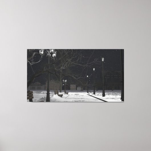 Toile 60" x 40" avec image "City Park" (Recto)