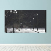 Toile 60" x 40" avec image "City Park" (Insitu (Plancher de Bois))