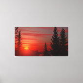 Toile 60" x 40" avec image "Soleil levant" (Recto)