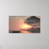 Toile 60" x 40" Canvas Art with "Misty Island" image (Recto)