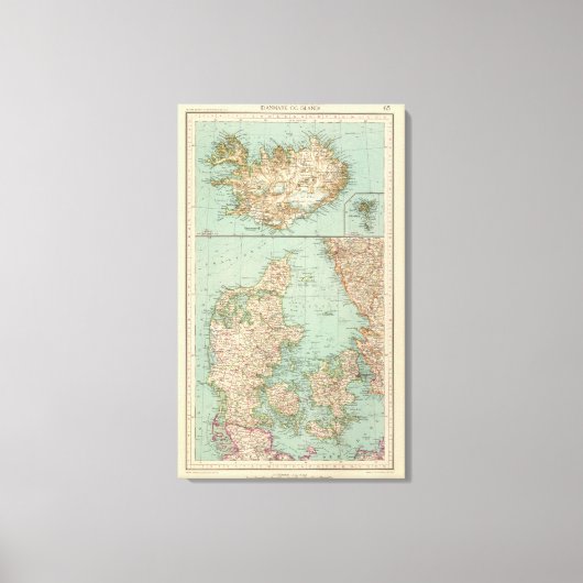 Toile 65 Danemark, Islande (Recto)